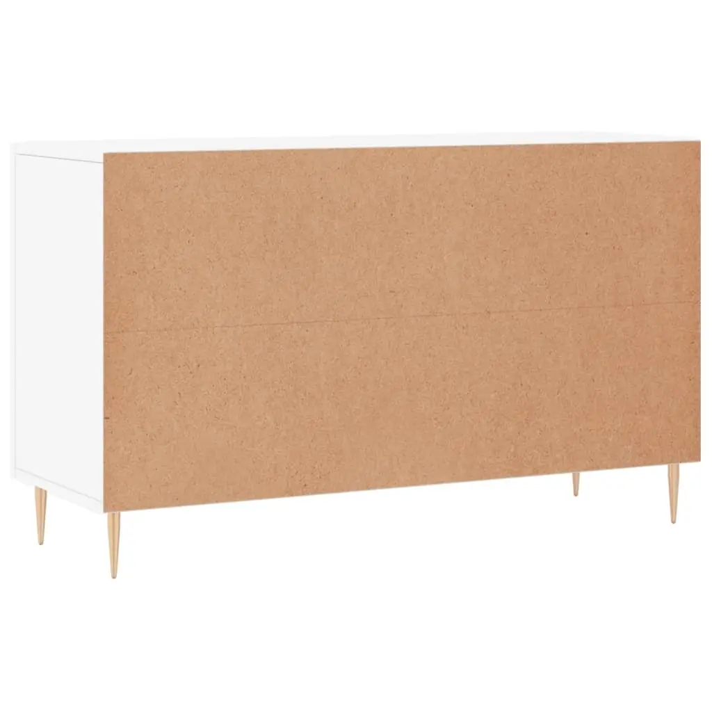 Sideboard 100x36x60cm White Modern Storage Cabinet Engineered Wood