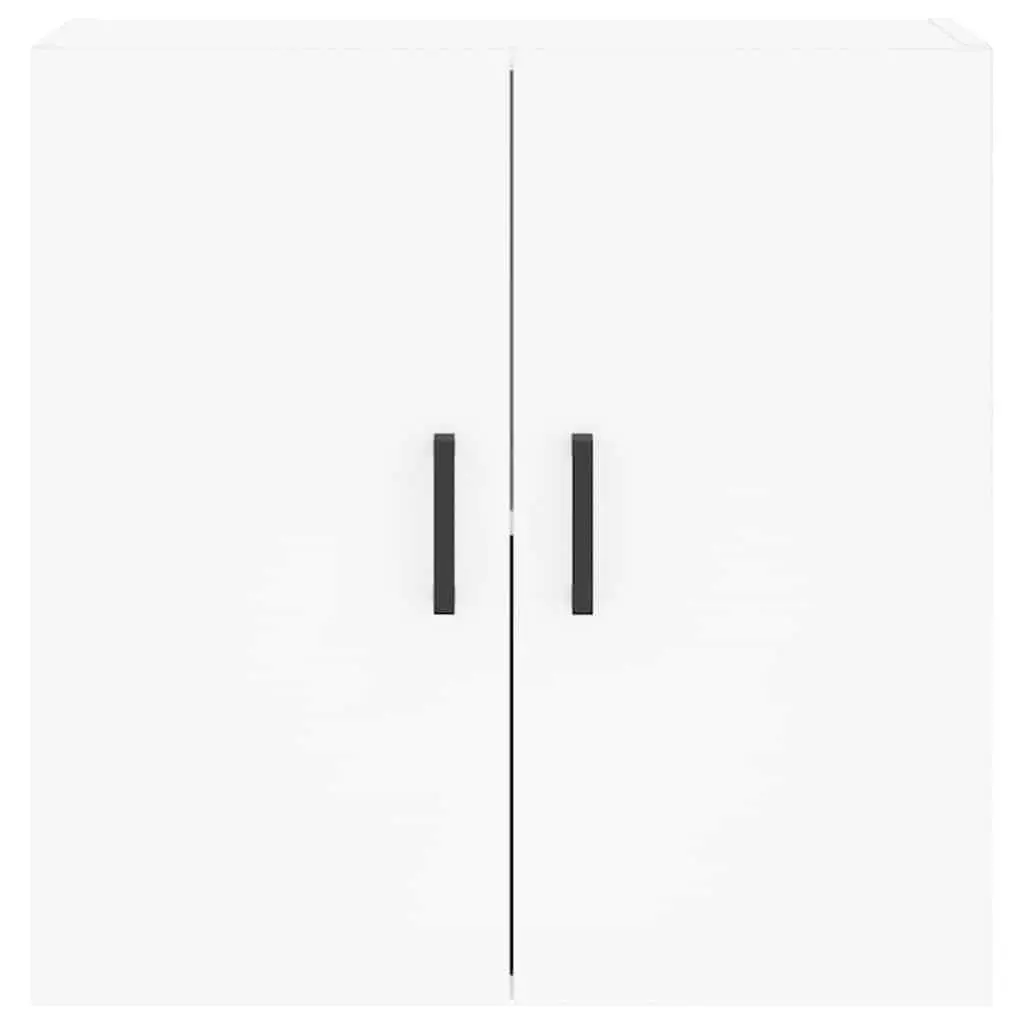 Wall Cabinet 60x31x60 cm White Floating Storage Engineered Wood