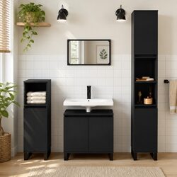 Enhance Your Bathroom Space with a Chic Storage Cabinet