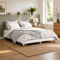 Transform Your Space with a White 135x190 cm Bed Frame