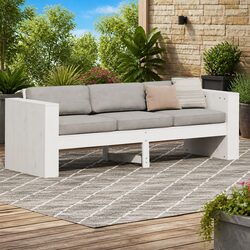 Enhance Your Outdoor Space with This 3-Seater Garden Sofa