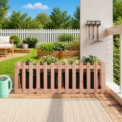 Garden Raised Bed 150x50x50 cm Wooden Planter Box Outdoor Flowers Plants