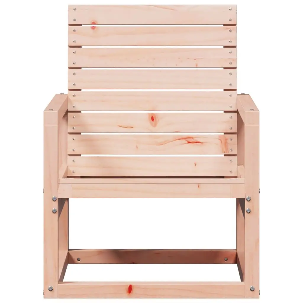 Outdoor Garden Chair 57.5x63x76cm Solid Wood Armrest Backrest Brown