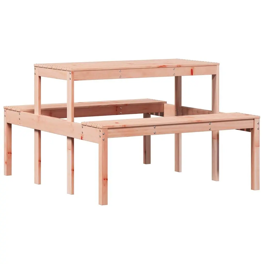 Picnic Table Outdoor Dining Furniture Garden Patio Bench Wooden Slatted Design