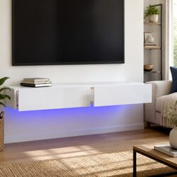 Stylish TV Storage Unit with RGB Lights for Modern Homes