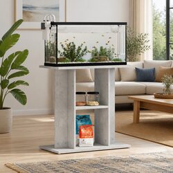 Elevate Your Space with a 3 Tier Grey Aquarium Stand