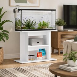 Stylish Aquarium Stand Enhancing Your Living Space
