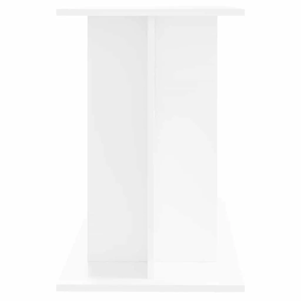 Aquarium Stand 100cm White Engineered Wood Sturdy Base with Storage Organiser