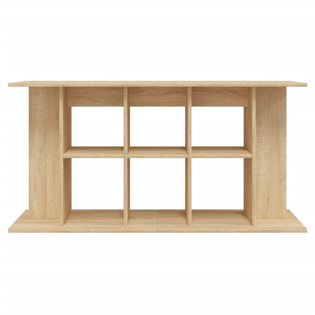 Aquarium Stand Brown Engineered Wood Multi-Tier Storage Display Cabinet
