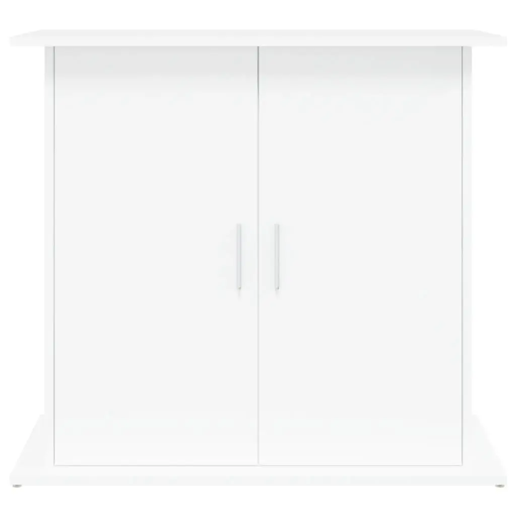 Aquarium Stand 81x36x73 cm Engineered Wood Storage Cabinet White