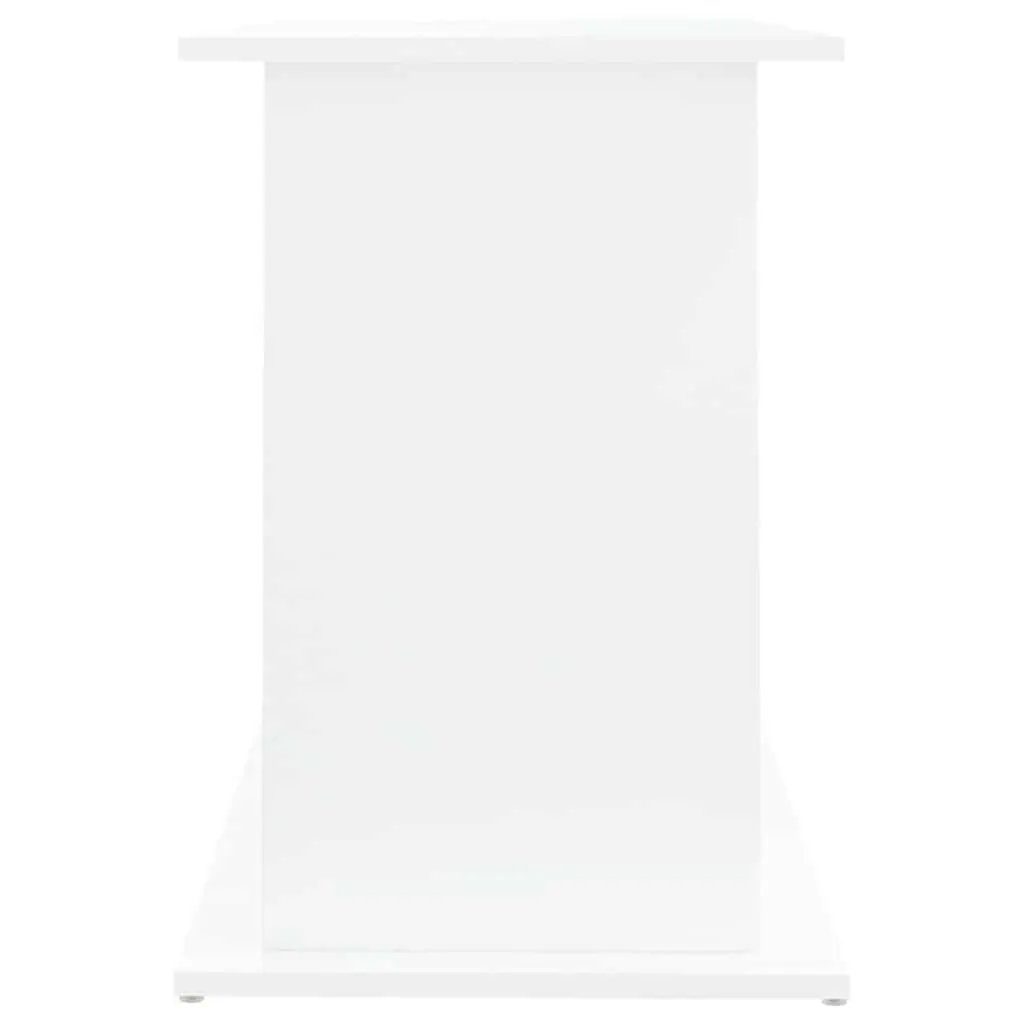 Aquarium Stand 101x41x58cm Engineered Wood White Storage Shelves Display Unit