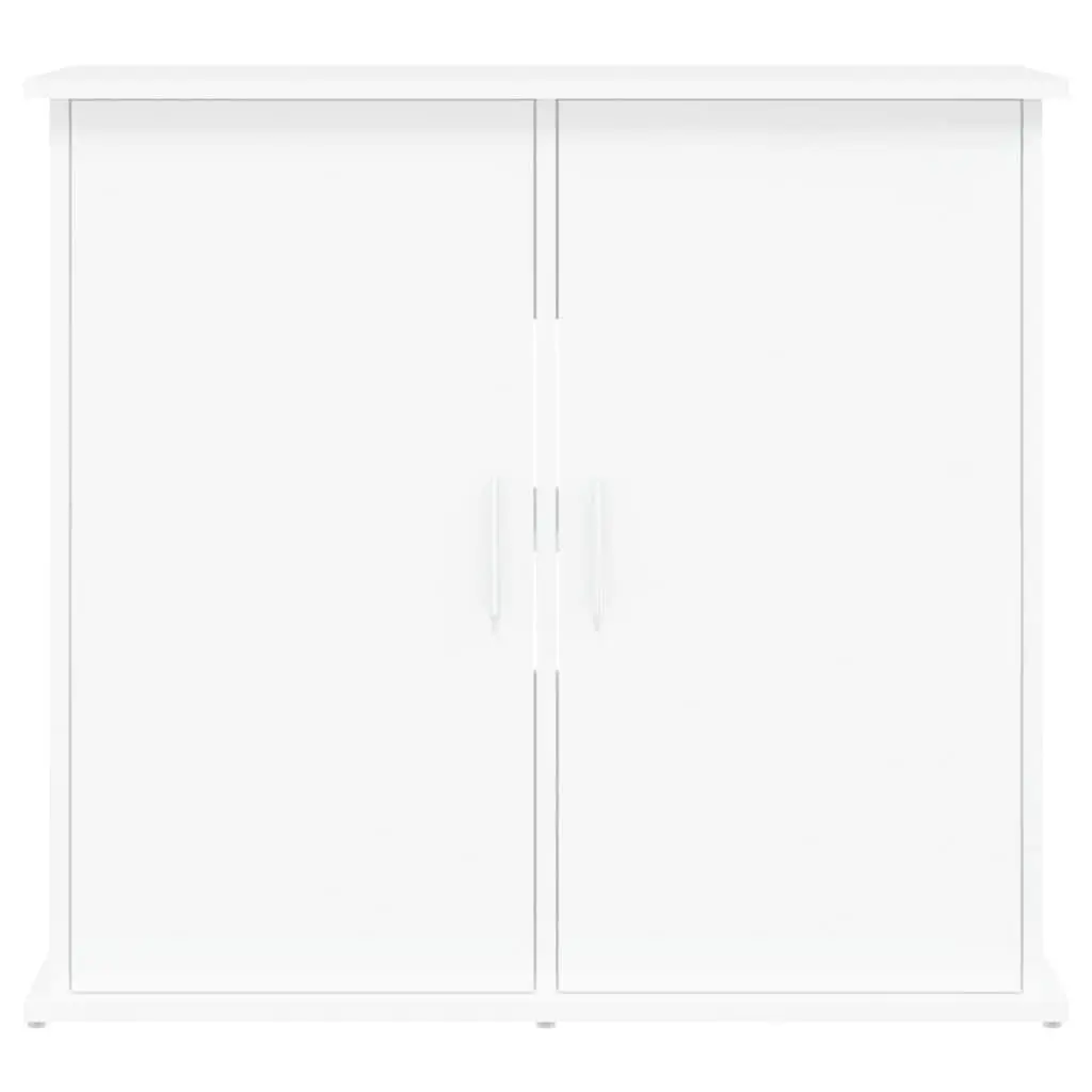 Aquarium Stand 81x36x73 cm White Engineered Wood Storage Cabinet for Fish Tank