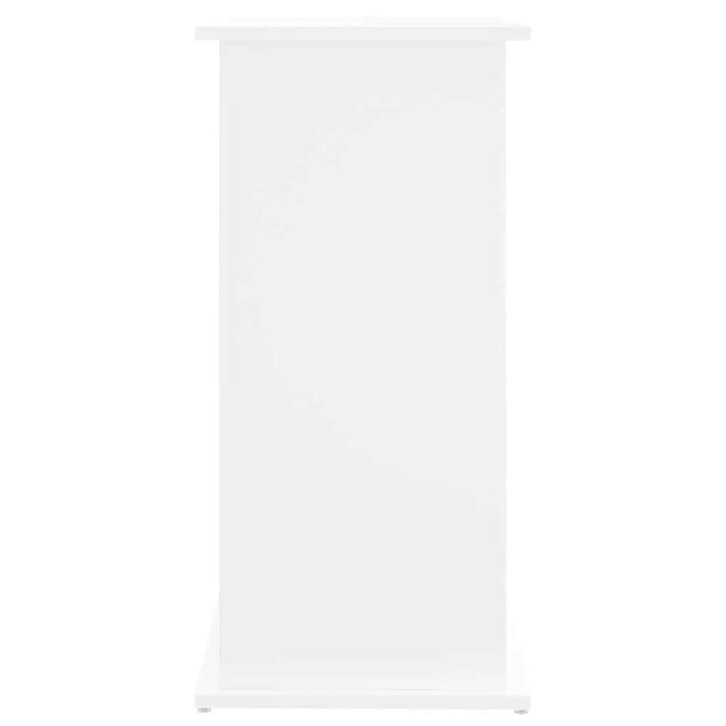 Aquarium Stand 81x36x73 cm White Engineered Wood Storage Cabinet for Fish Tank
