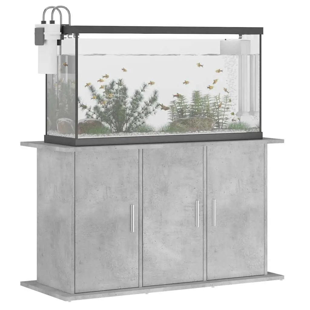 Aquarium Stand 101x41x58cm Grey Engineered Wood Storage Cabinet