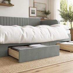 Maximize Your Bedroom Space with Velvet Under Bed Drawers