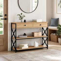 Elevate Your Space with Sonoma Oak Console Table