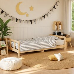 Transform Your Child's Room with Our Solid Pine Bed Frame