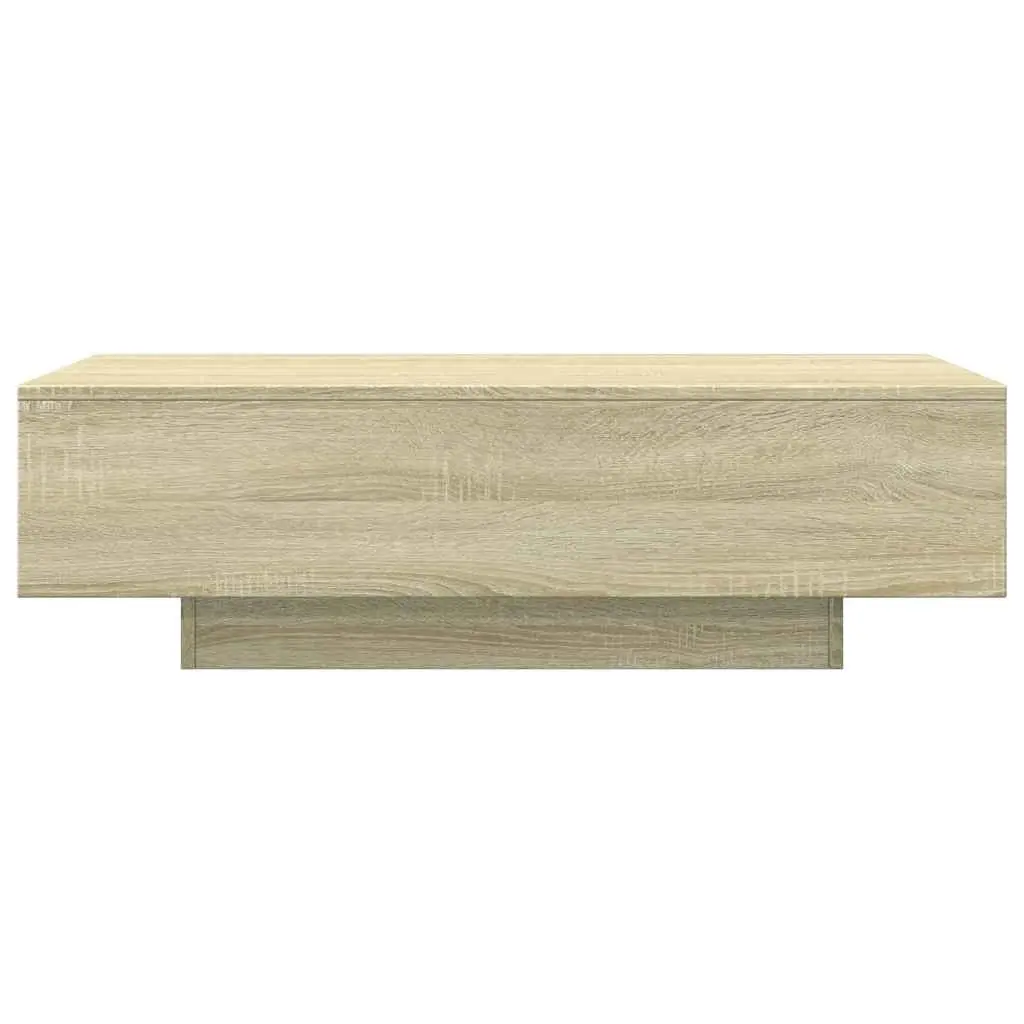 Coffee Table 100x49.5x31 cm Engineered Wood Sonoma Oak Living Room Furniture