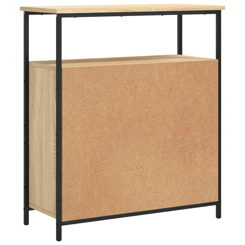 Sideboard Storage Cabinet 70cm Brown Engineered Wood Buffet Display Furniture