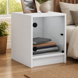 Enhance Your Space with White Bedside Cabinets – Set of 2