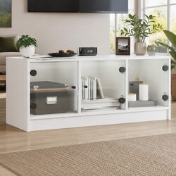 Stylish White TV Cabinet Enhancing Your Living Space