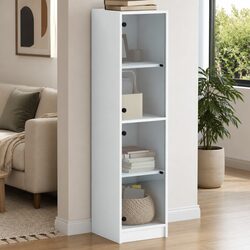 White Highboard Storage Unit to Enhance Your Living Space