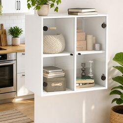 Wall Cabinet with Glass Doors – Elevate Your Home Storage