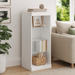 Elegant White Sideboard with Colour-Changing LED Lights