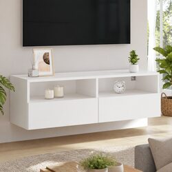 Maximize Your Living Space with White Wall-Mounted Cabinet