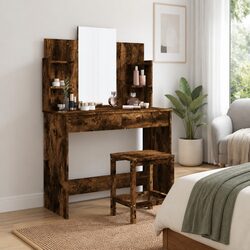 Enhance Your Bedroom with a Chic Brown Dressing Table