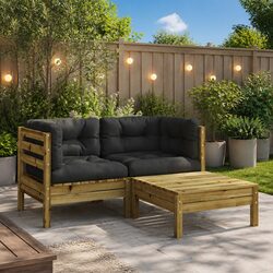 Enhance Your Outdoor Area with a 2-Seater Wooden Sofa