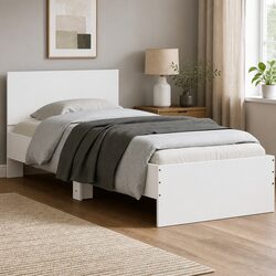 Elevate Your Bedroom with White Bed Frame and RGB Lighting
