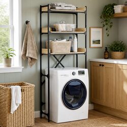 Maximize Your Storage with a 3-Tier Washing Machine Shelf