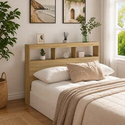 Enhance Your Bedroom with RGB LED Headboard Cabinet 140cm