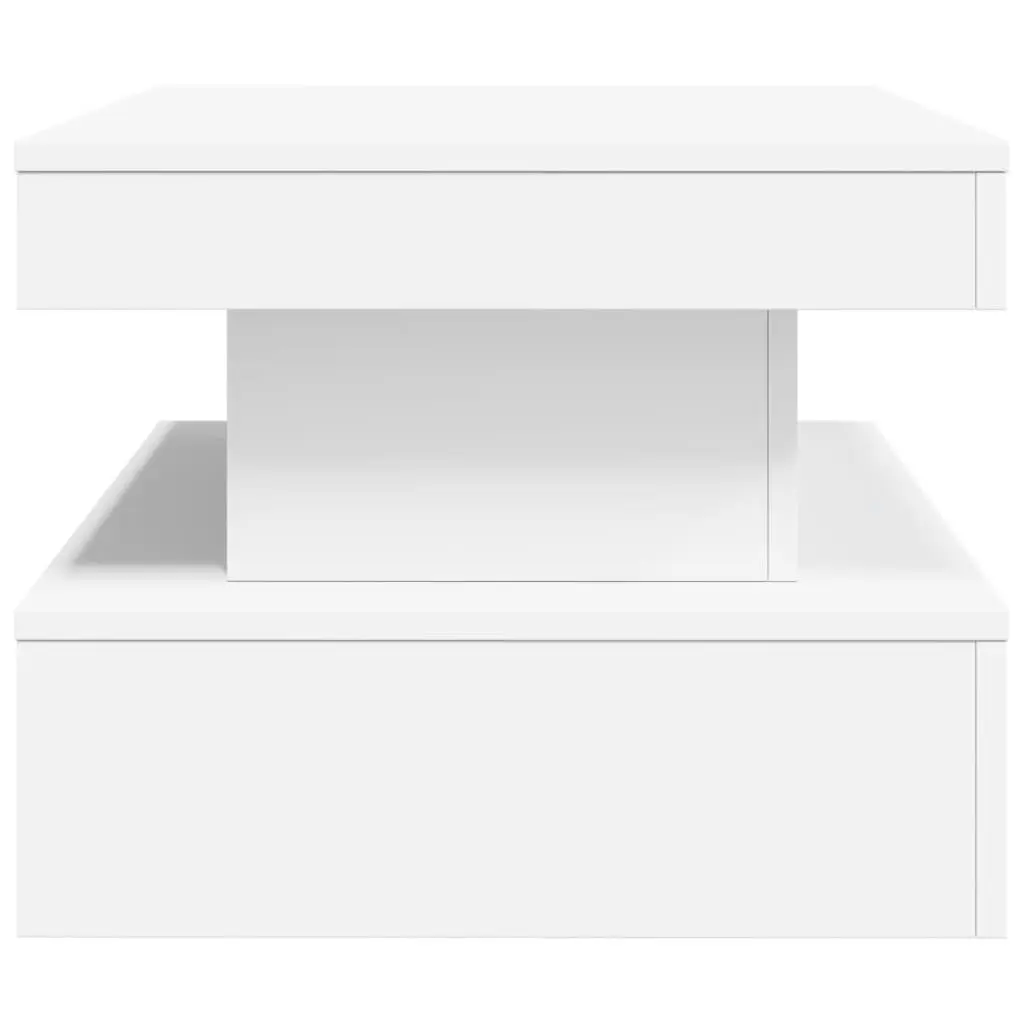 Coffee Table with RGB LED Lights Modern Accent Furniture