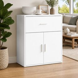 Elevate Your Space with this White 60x31x70 cm Sideboard