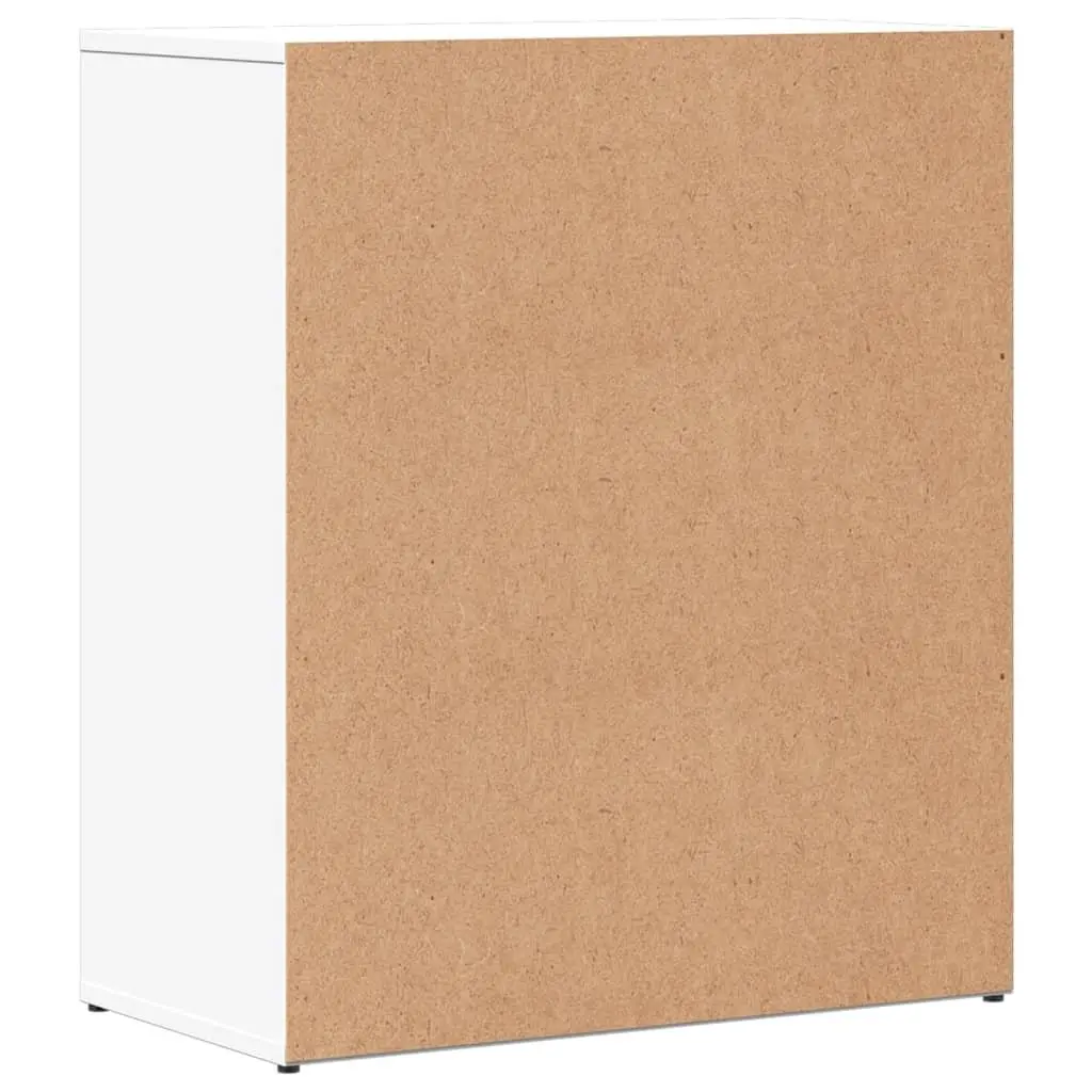 Engineered Wood Sideboard 60x31x70cm White Modern Storage Cabinet