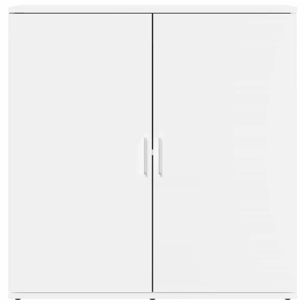 Sideboard White 79x38x80 cm Storage Cabinet Engineered Wood Furniture