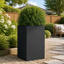 Elevate Your Outdoor Aesthetic with a Steel Planter 42x38x75cm