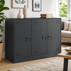 Stylish Anthracite Storage Cabinet for Your Living Space