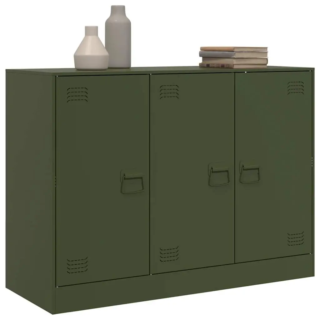 Sideboard Storage Cabinet Olive Green Buffet Server Organiser Furniture