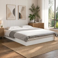 Enhance Your Bedroom with a Minimalist White Bed Frame