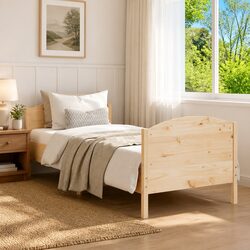 Enhance Your Bedroom with a Rustic Wooden Bed Frame