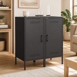 Enhance Your Living Space with Black Industrial Sideboards