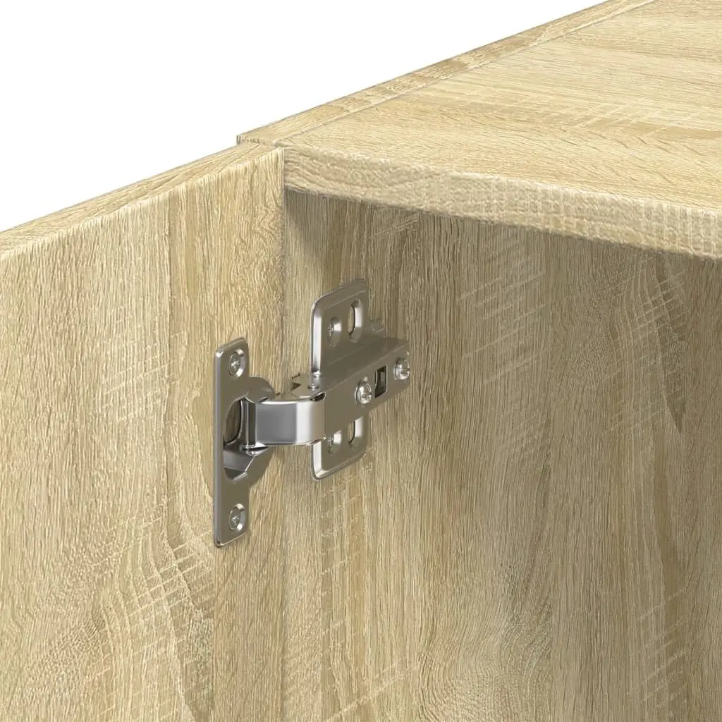 Wall Cabinet 70 x 42.5 x 40 cm Sonoma Oak Brown Engineered Wood Storage Hanging Furniture