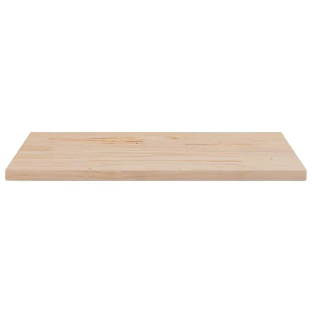 Solid Wood Table Top 80x40cm Brown Pine Replacement Dining Furniture