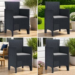 Enhance Your Outdoor Space with 4 Garden Chairs