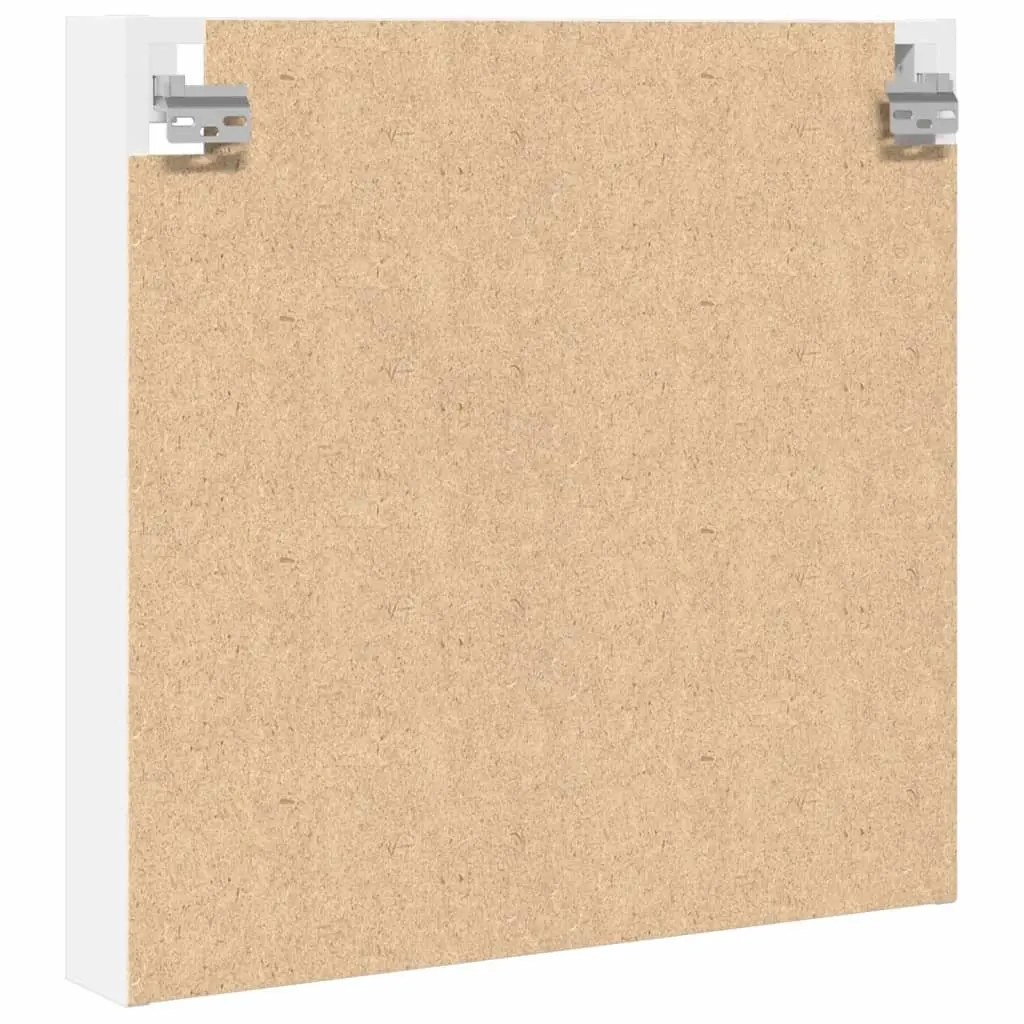 Floating Vitrine Cabinet 60x8.5x58 cm Engineered Wood Storage Wall Shelf