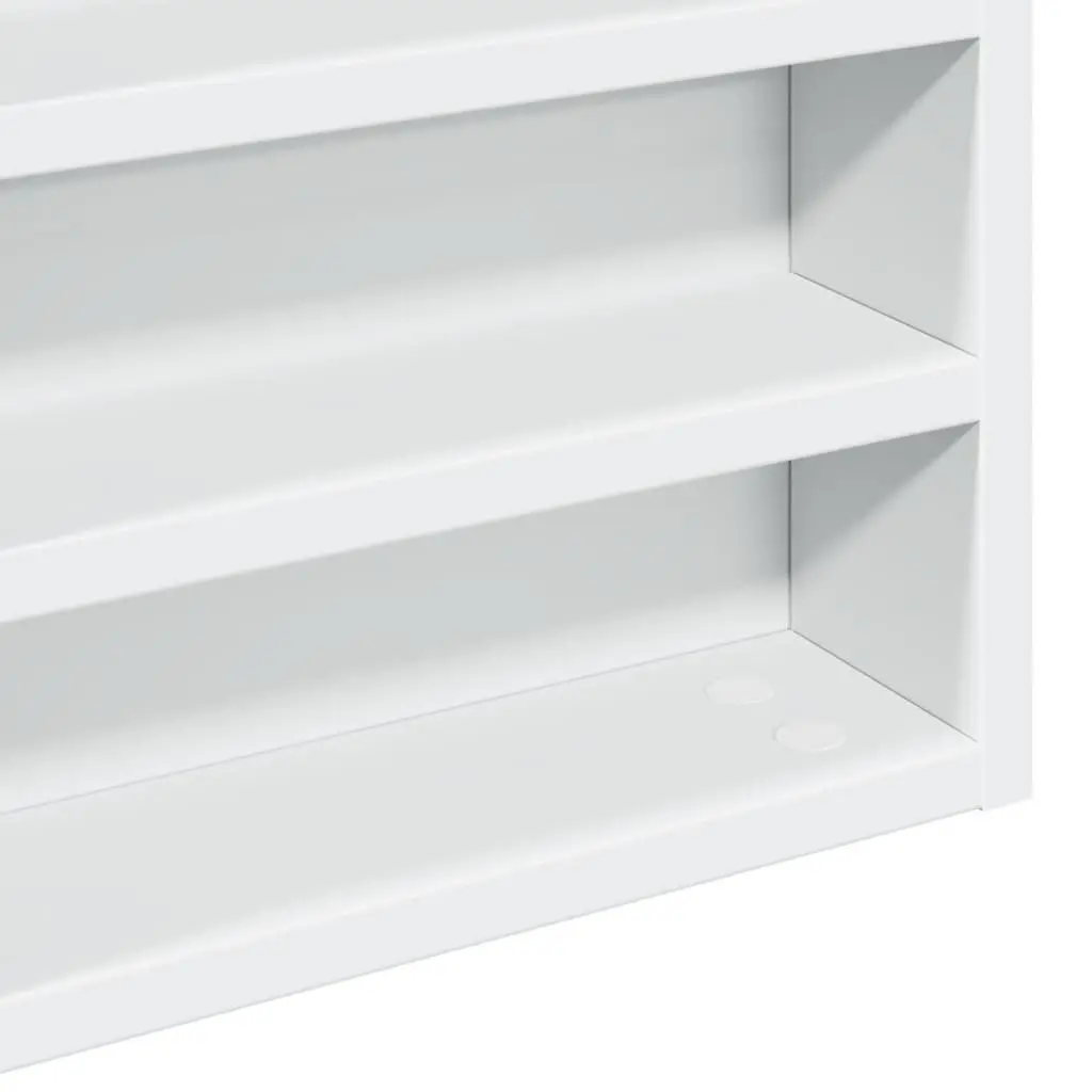 Floating Vitrine Cabinet 60x8.5x58 cm Engineered Wood Storage Wall Shelf