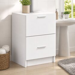 Stylish White Under Sink Cabinet for Your Bathroom